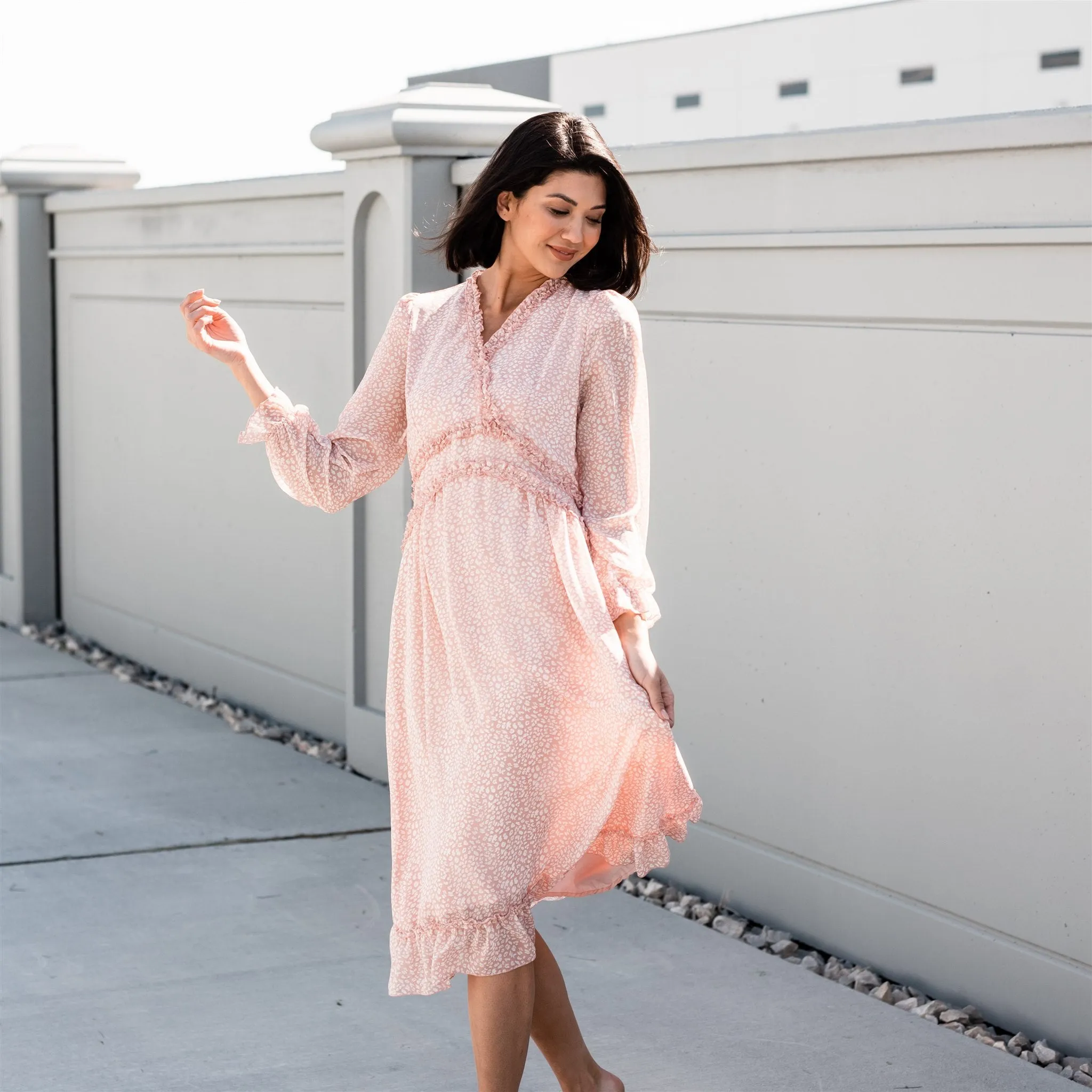 The Savannah Dress: Pink