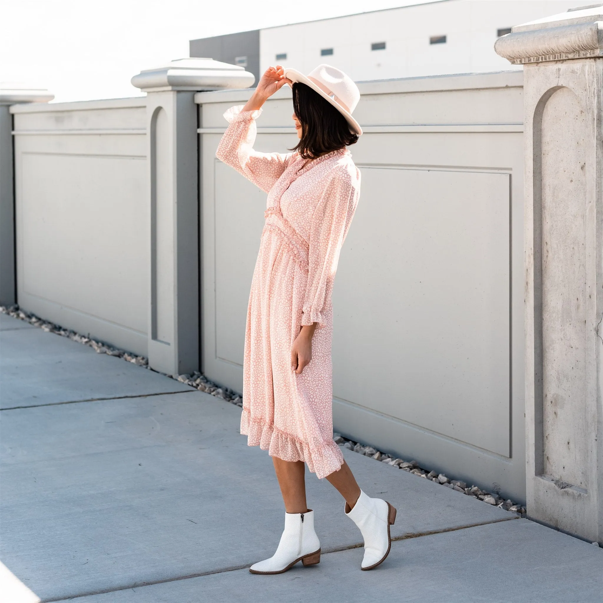 The Savannah Dress: Pink