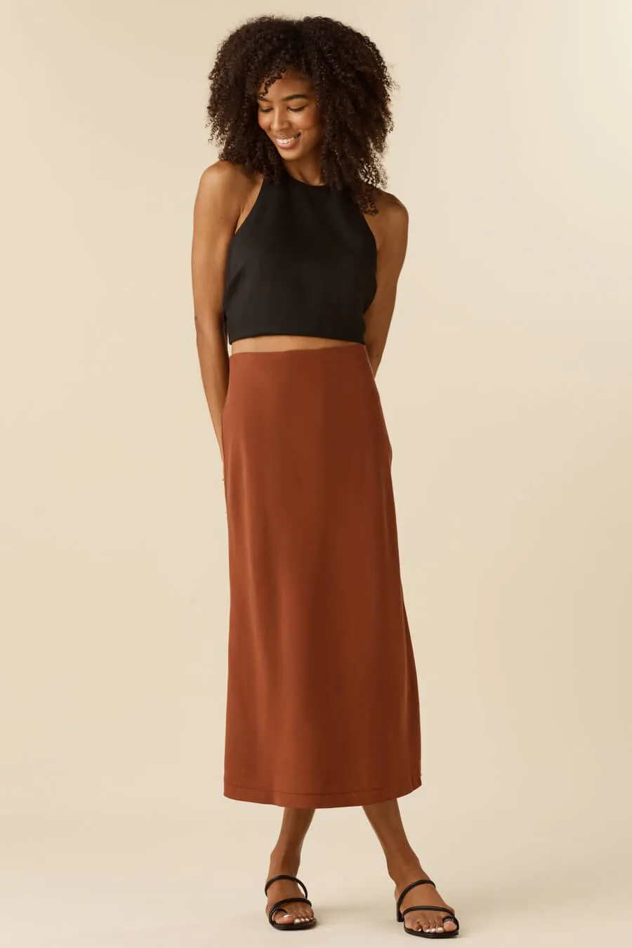 The Two Piece Halter Dress