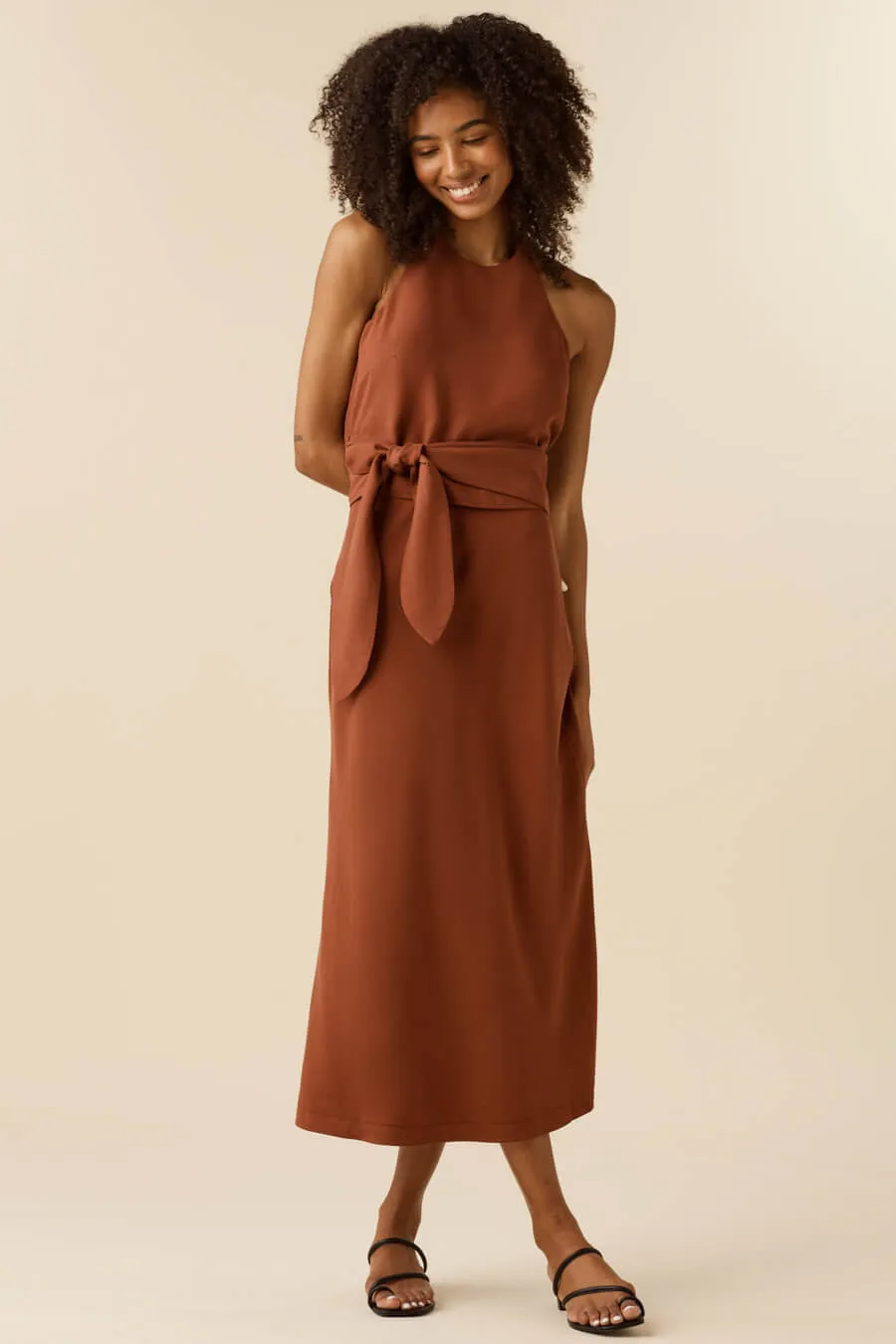 The Two Piece Halter Dress